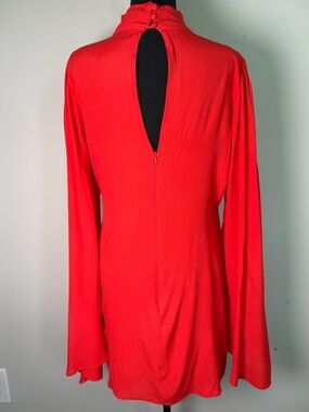 Y/Project Vibrant Red Long-Sleeve Turtleneck Top
